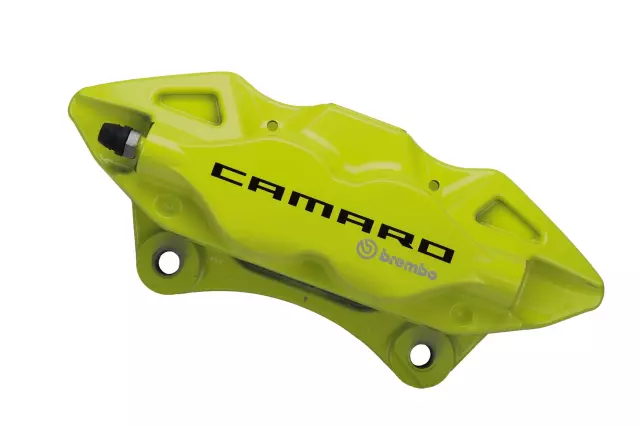 Yellow Rear Passenger Side Disc Brake Caliper Assembly - GM (84607928)