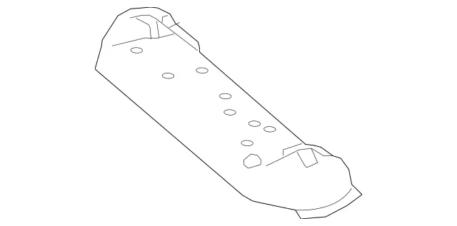 1666825800 - Exhaust System: Shielding for Mercedes-Benz: GL350, GL450, GL550, GL63 AMG, GLE300d, GLE350, GLE400, GLE43 AMG, GLE450 AMG, GLE550e, GLE63 AMG, GLE63 AMG S, GLS350d, GLS450, GLS550, GLS63 AMG, ML250, ML350, ML400, ML550, ML63 AMG Image image