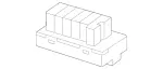 55461040 - Electrical Equipment and Instruments: Distributor Block for Mercedes-Benz Image
