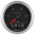 5667 - : GAUGE, FUEL PRESS, 2 1/16", 15PSI, STEPPER MOTOR W/PEAK &amp; WARN, ELITE for AutoMeter Image