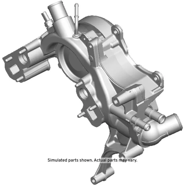 12735409 - Cooling System: Water Pump for Chevrolet: Silverado 2500 HD, Silverado 3500 HD | GMC: Sierra 2500 HD, Sierra 3500 HD Image