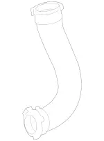 9075283200 - : Inter-Cooler Hose for Mercedes-Benz: Sprinter 1500, Sprinter 2500 Image