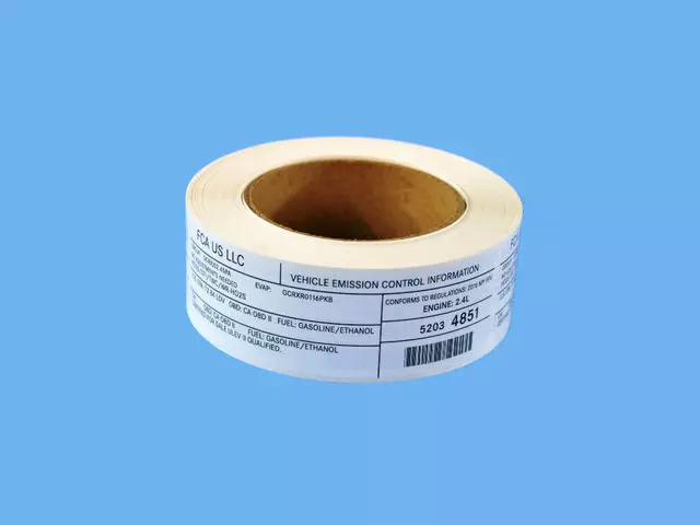 47480487AA - Labels: Vehicle Emission Control Information Label for Jeep: Renegade Image