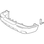 3W3Z17D957AAA - Body: Bumper Cover for Mercury: Marauder Image