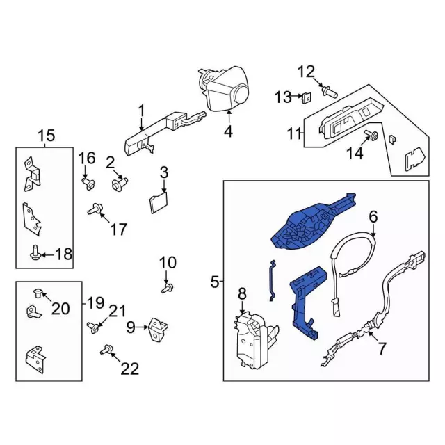 N2DZ78264A26A - Body: Latch Assembly for Ford: Bronco Image