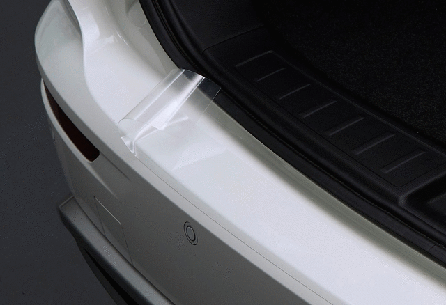 MZ315224 - Exterior: Rear Bumper Protector Film, Clear for Mitsubishi: Outlander, Outlander PHEV Image