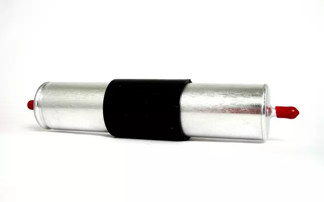 GF802 - Air and Fuel Delivery: Fuel Filter for BMW: 318i, 318is, 318ti, 323Ci, 323i, 323is, 325Ci, 325i, 325xi, 328Ci, 328i, 328is, 525i, 528i, 530i, 540i, 740i, 740iL, 750iL, 840Ci, M3, Z3 Image