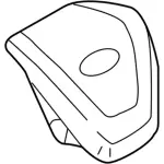 HA1Z58043B13CA - : Driver Inflator Module for Lincoln: MKX Image