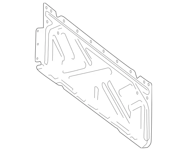 2316460030 - Substructure: Rear Panel for Mercedes-Benz: SL400, SL450, SL550, SL63 AMG, SL65 AMG Image image