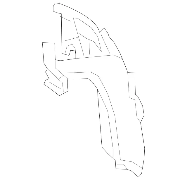 1666207001 - Front-End Assembly, Front Panel: Partition for Mercedes-Benz: GL350, GL450, GL550, GL63 AMG, GLE300d, GLE350, GLE400, GLE43 AMG, GLE450 AMG, GLE550e, GLE63 AMG, GLE63 AMG S, GLS350d, GLS450, GLS550, GLS63 AMG, ML250, ML350, ML400, ML550, ML63 AMG Image image