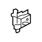 1L2Z7822800AA - Body: Upper Hinge for Ford: Explorer | Lincoln: Aviator | Mercury: Mountaineer Image