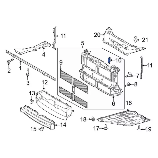 Actuator Temperature Control - Ford (LX6Z-10884-C)