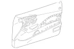 21772059001B55 - Body: Door Trim Panel for Mercedes-Benz Image