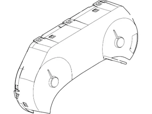 9A2Z10849CA - Body: Inst Cluster for Ford: Explorer, Explorer Sport Trac Image