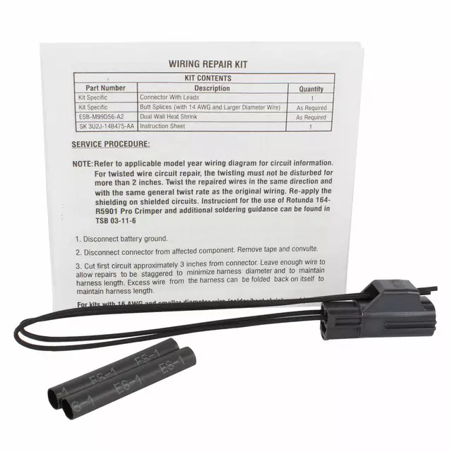 3U2Z14S411CZAB - : Wire Assembly for Ford Image