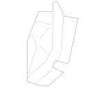 2136885300 - Side Walls: Stiffener for Mercedes-Benz: E300, E350, E43 AMG Image