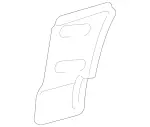 2306372536 - Side Panels: End Part for Mercedes-Benz: SL500, SL55 AMG, SL550, SL600, SL63 AMG, SL65 AMG Image