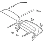 FR3Z7653000AM - : Frame Assembly for Ford: Mustang Image