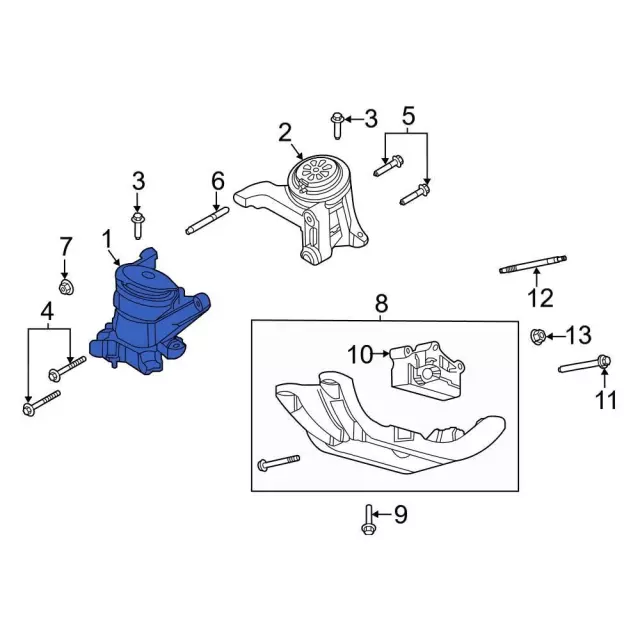 Engine Mount - Ford (R1MZ-6028-C)