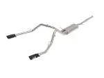 4944135B - : Apollo GT Series 3 IN Cat-Back Exhaust System w/ Dual Rear Exit w/ Black Tips for aFe Power Image