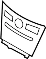 68261EJ83A - Body: Center Panel for INFINITI: M35, M45 Image