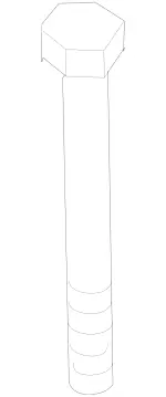 910105005005 - Electrical System: Hexagon Head Bolt for Mercedes-Benz Image