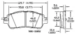 13051345 - : Disc Brake Pad Set for OmniParts Image