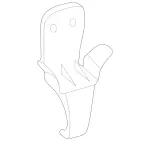 2215462743 - : Holder for Mercedes-Benz: 250, CL550, S350, S500, S550 Image