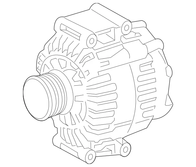 906850480 - : Remanufactured Three-Phase Alternator for Mercedes-Benz Image