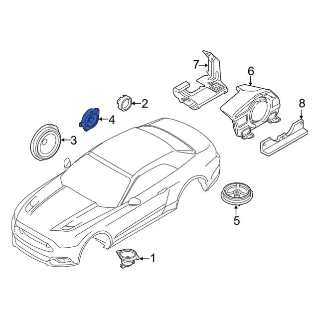 Speaker Assembly - Ford (KR3Z-18808-C)