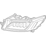 GD9Z13101E - : Composite Headlamp for Ford Image