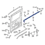 KK3Z1525004C - Body: Center Track for Ford: E-Transit, Transit-150, Transit-250, Transit-350, Transit-350 HD Image