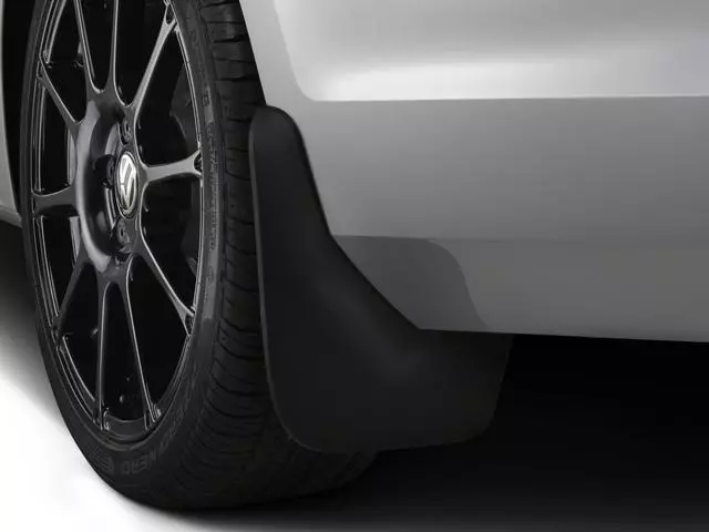 Splash Guards - Black - Rear - Volkswagen (5C6-075-101-A)