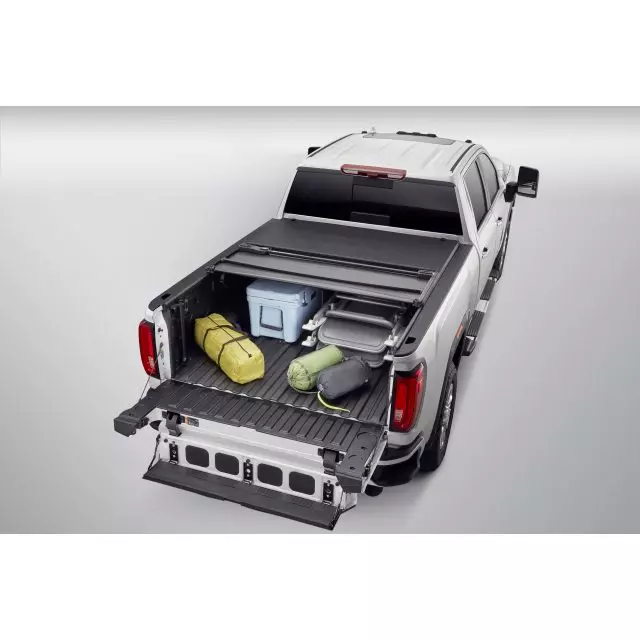 Bed Tonneau Cover By Revandreg;, Hard Folding - GM (19434571)