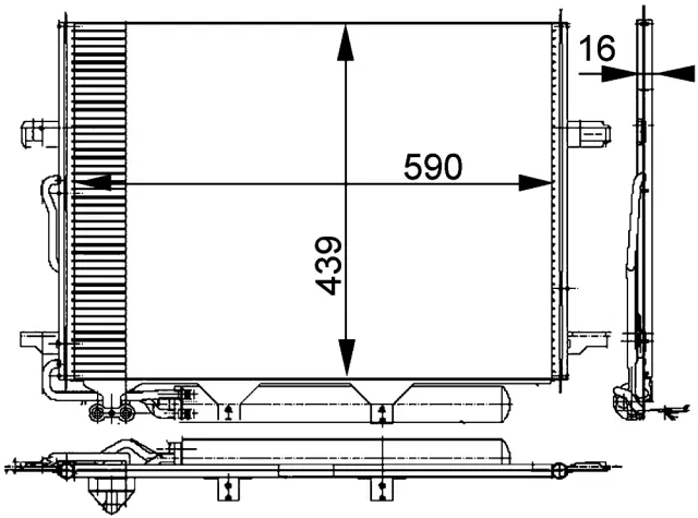 AC318000P - : A/C Condenser for Behr Image