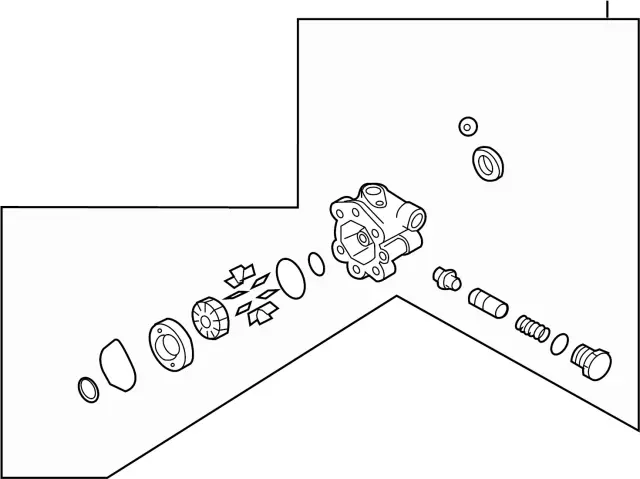 49110AM605 - : Power Steering Pump for INFINITI: G35 Image