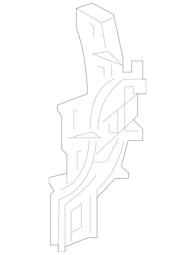 2135011300 - Radiator: Holder for Mercedes-Benz: E63 AMG S, GLC63 AMG, GLC63 AMG S Image image