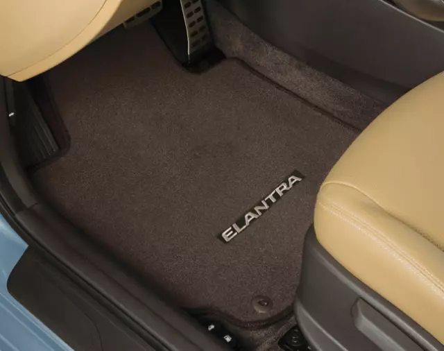 2011-2013 Hyundai Elantra Front & Rear Floor Mats Carpet - Genuine OEM - Hyundai (3XH14-AP100-RY)