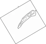 6410160U30 - Body: Apron Assembly for Infiniti Image