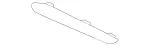 1728850621 - Attachment Parts: Trim Bar for Mercedes-Benz Image