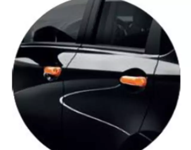 KE6051K051BK - Exterior: Door Handle Covers Without I-Key, Front Set for Nissan: Versa Image