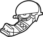 87334JJ02A - Body: Blower for INFINITI: G37, Q60 Image