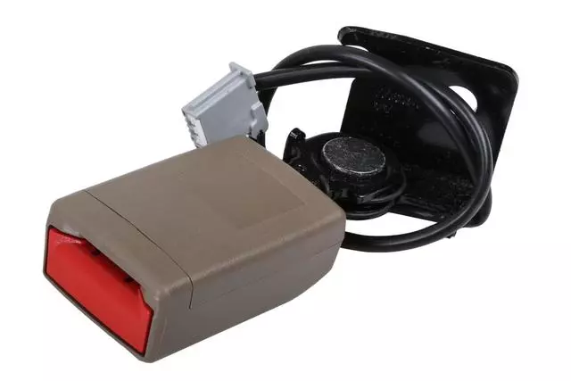 19302818 - : Medium Cashmere Rear Passenger Side Seat Belt with Buckle for GM Image