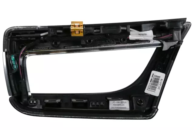 Choco Noir Sapele Driver Side Instrument Panel Lower Trim Plate Applique - GM (23505770)