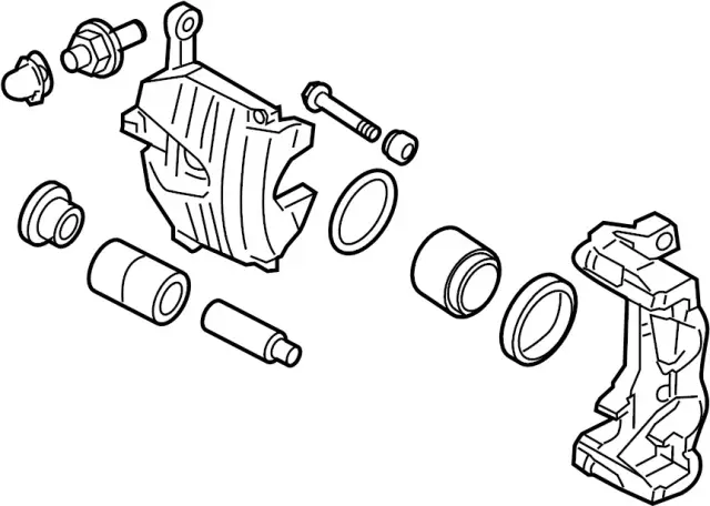 Disc Brake Caliper - Infiniti (410114CU0A)