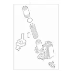 2561803100 - : Oil Filter Housing for Mercedes-Benz Image