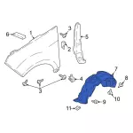 GN1Z16102P - : Fender Liner for Ford: EcoSport Image