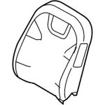 AS4Z5464811A - Body: Seat Back Pad for Ford: Focus Image