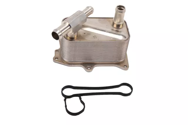 55509959 - Engine: Oil Cooler for Cadillac: Escalade, Escalade ESV | Chevrolet: Silverado 1500, Silverado 1500 LTD, Suburban, Tahoe | GMC: Sierra 1500, Sierra 1500 Limited, Yukon, Yukon XL Image
