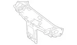 2226209901 - Cowl, Front Panel: Stiffener for Mercedes-Benz Image